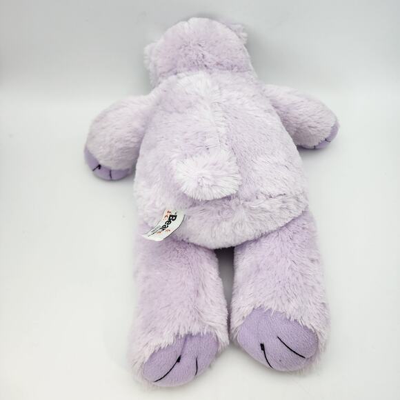 Bear Factory Hippo Plush 17" Light Purple Hippopotamus Stuffed Animal Toy 2001 - Picture 2 of 9